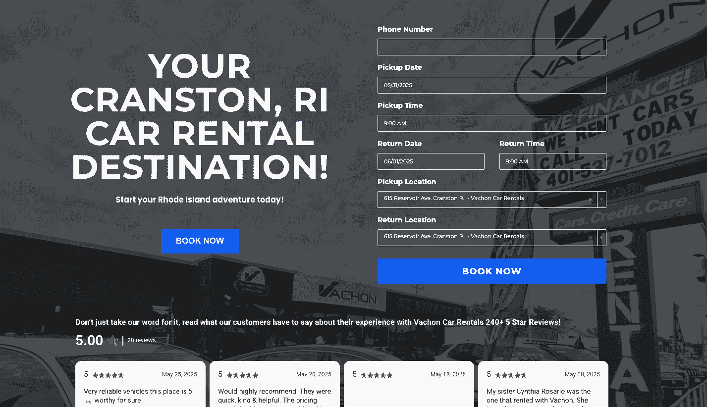 Vachon car rentals